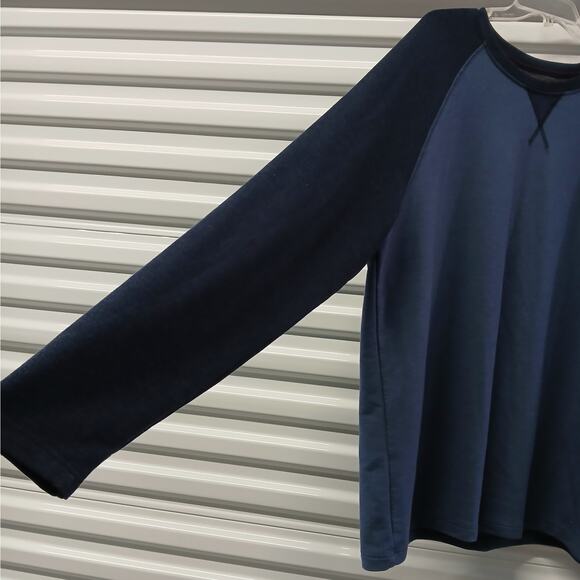 Orvis Men's Pullover Shirt Size XL Blue Long Sleeve Stretch Casual Sweater - Picture 3 of 7